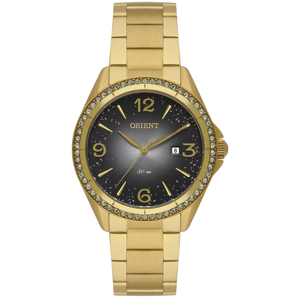 Relógio Orient Feminino Ref:Fgss1243 G2kx Casual Dourado