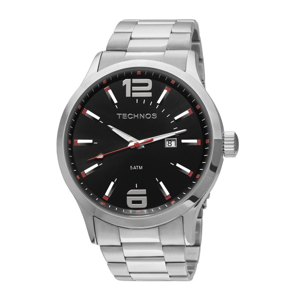 Encontraproduto.com.br - Relógio Technos Performance Masculino Prata Analógico 2115KOP/1R