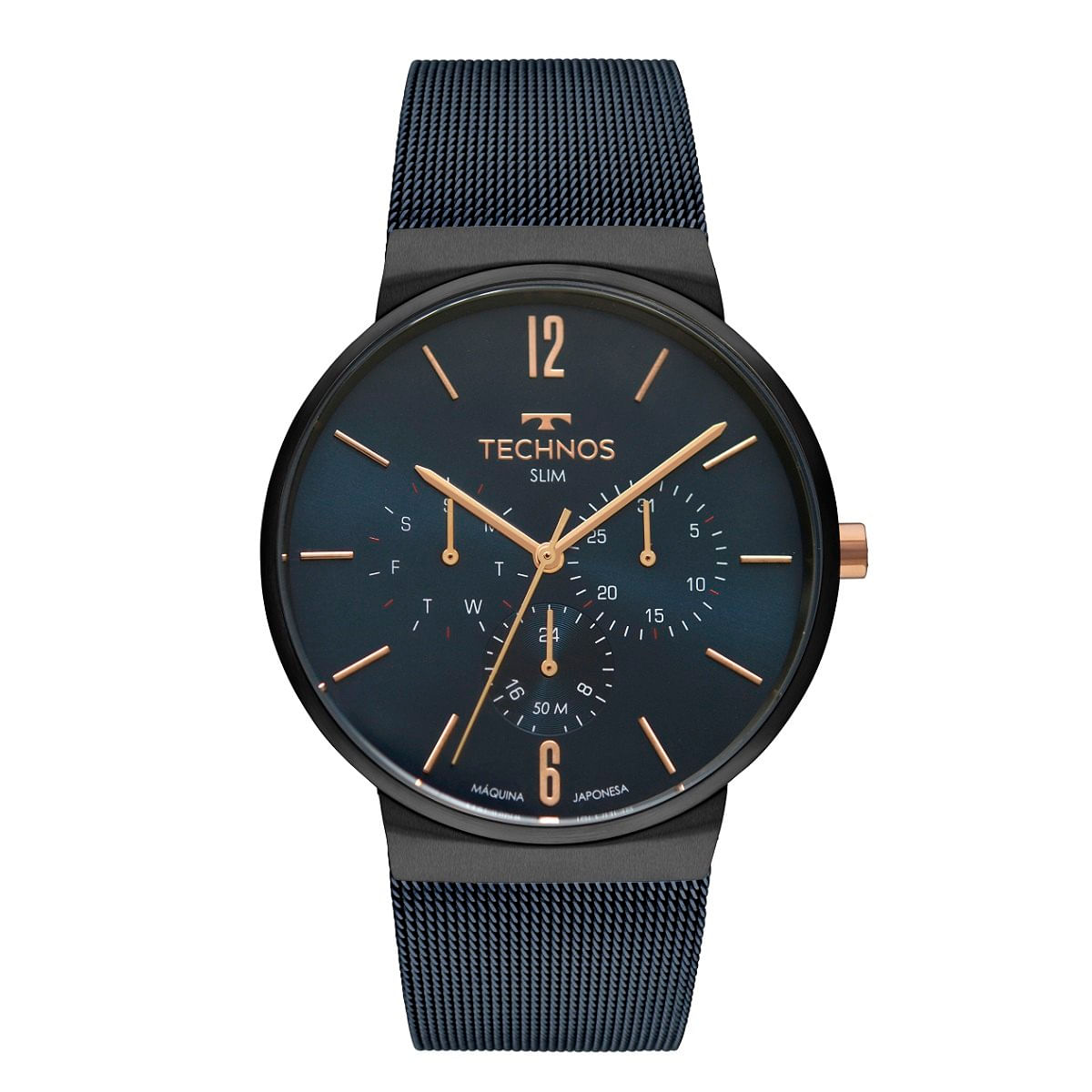 Relógio Technos Classic Masculino Dourado Analógico 6P29AKH/4D