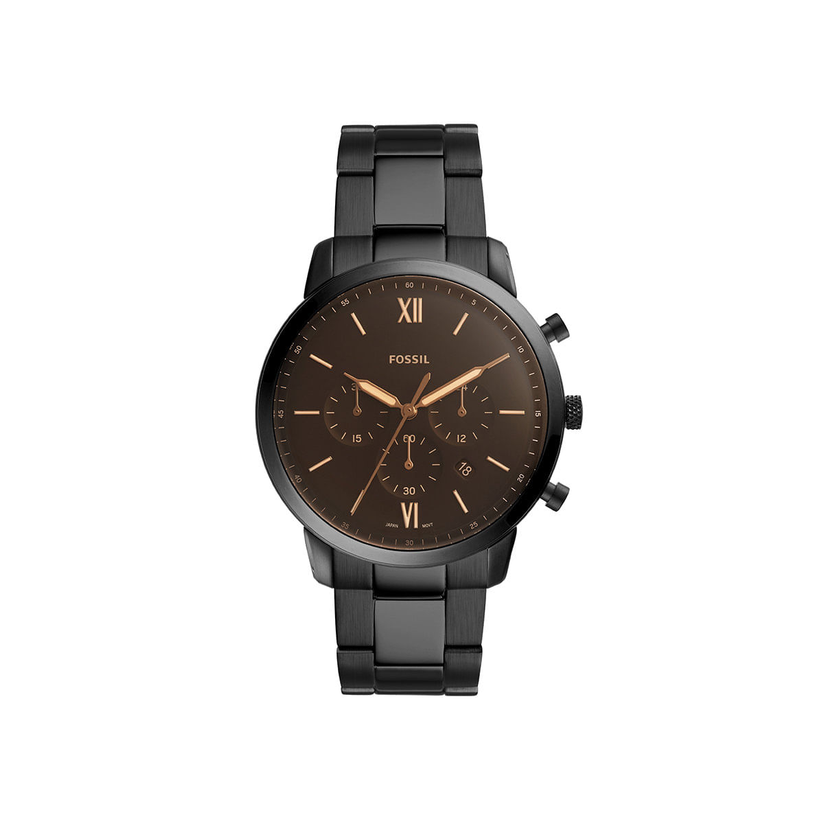 Relógio Fossil Masculino Preto Analógico FS5525/1PN