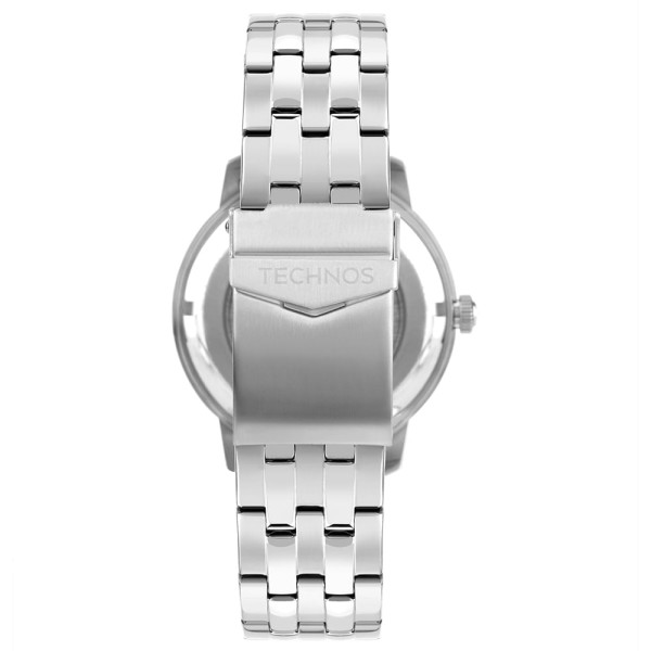 Encontraproduto.com.br - Relógio Technos Masculino Automático Prata - G3265AG/1K