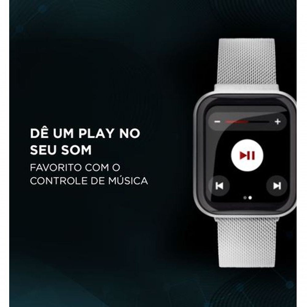 Encontraproduto.com.br - Smartwatch Technos Connect Max Preto E Vermelho Marca Technos