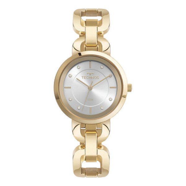 Encontraproduto.com.br - Relógio Technos Feminino Elos Dourado - 2035MWM/1K