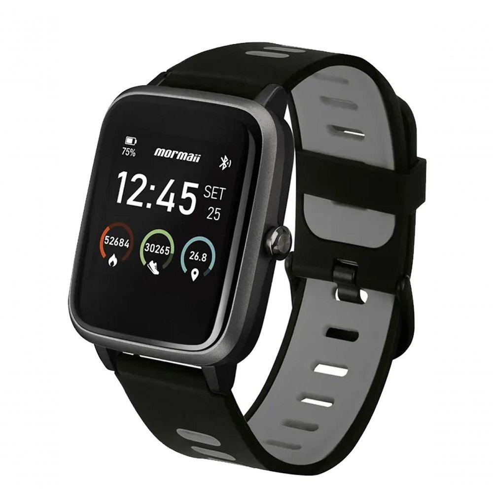Encontraproduto.com.br - Relógio Smartwatch Mormaii Life Full Display C-gps Bluetooth - 5atm, 35mm Touch - Molifegaa-8c