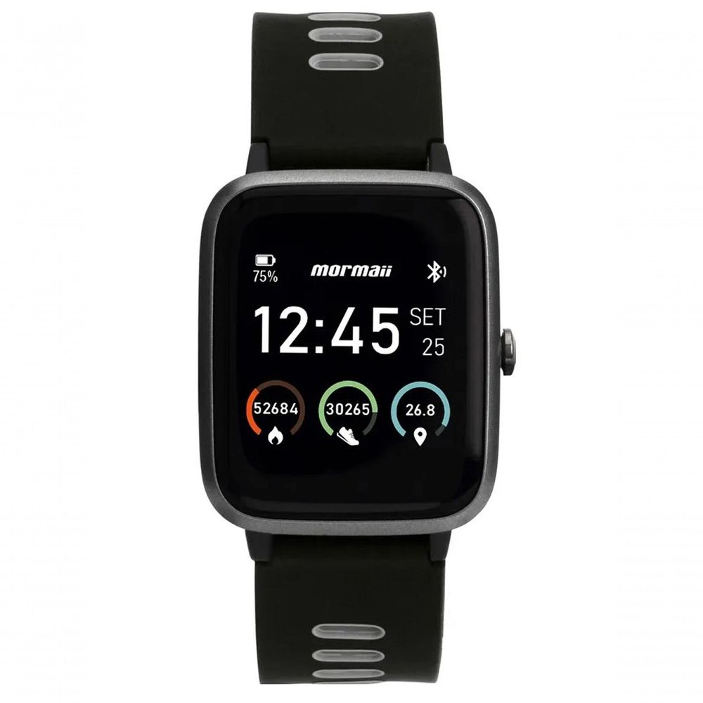 Encontraproduto.com.br - Relógio Smartwatch Mormaii Life Full Display C-gps Bluetooth - 5atm, 35mm Touch - Molifegaa-8c