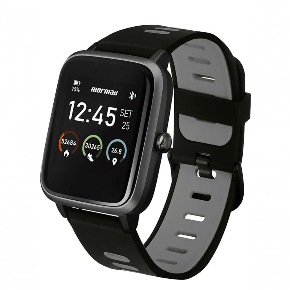 Encontraproduto.com.br - Relógio Smartwatch Mormaii Life Full Display C-gps Bluetooth - 5atm, 35mm Touch - Molifegaa-8c