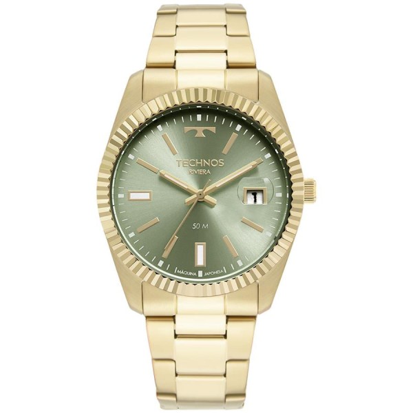 Encontraproduto.com.br - Relógio Technos Feminino Riviera Dourado - 2115NAL/1V