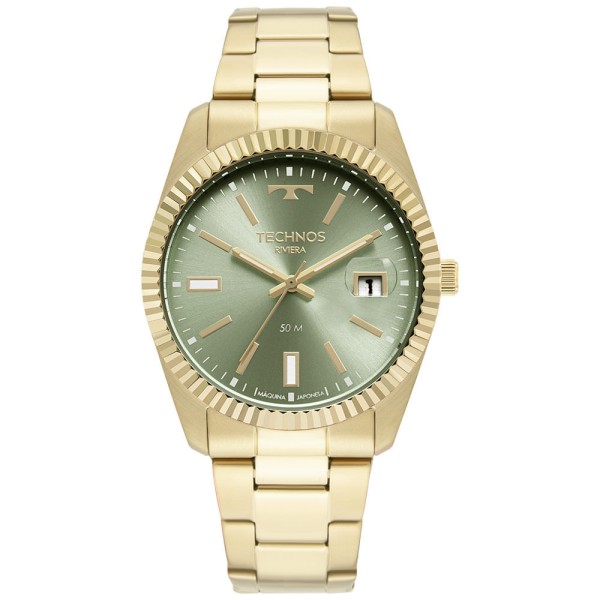 Encontraproduto.com.br - Relógio Technos Feminino Riviera Dourado - 2115NAL/1V