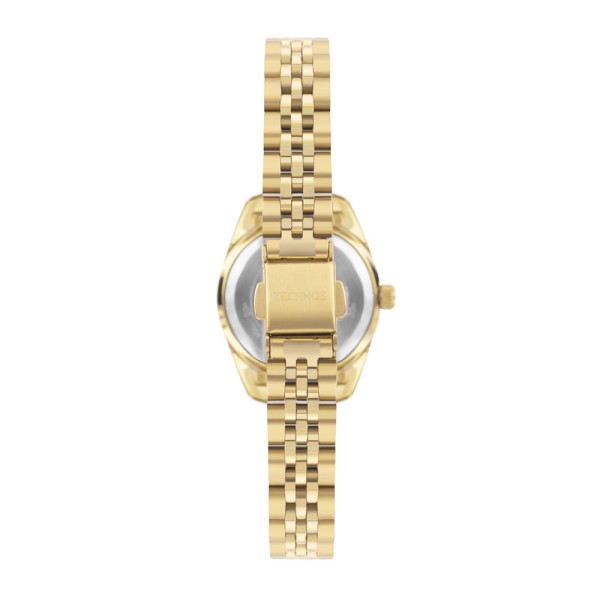 Encontraproduto.com.br - Relógio Technos Feminino Riviera Dourado - 2015CEO/1X