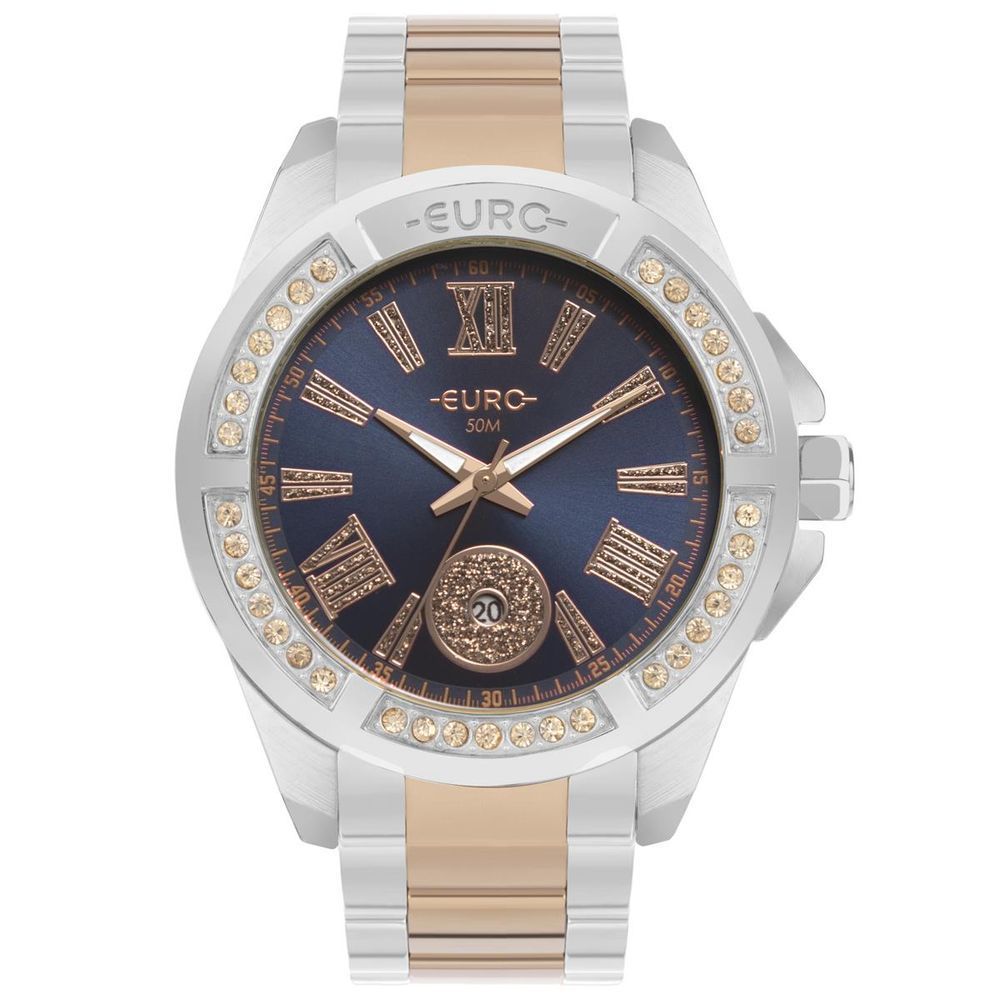 Encontraproduto.com.br - Relógio Euro Feminino Ref: Eu2115ax/4j Fashion Bicolor
