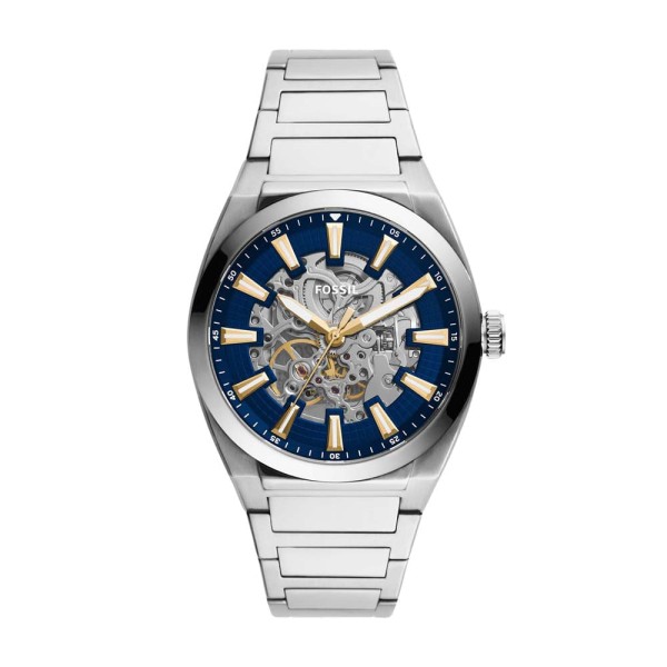 Encontraproduto.com.br - Relógio Fossil Masculino Everett Prata - ME3220/1KN