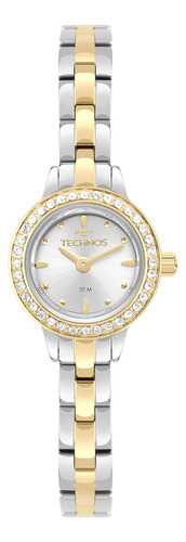 Relógio Technos Feminino Ref: 5y20ls/1c Elegance Mini Bicolor
