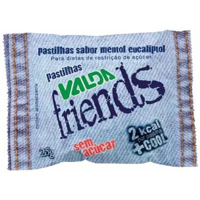 Encontraproduto.com.br - Pastilhas Valda Friends - Sem Açúcar - 25g