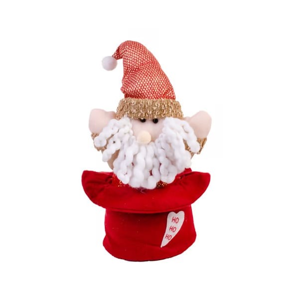 Encontraproduto.com.br - Papai Noel na Cartola Vermelho com 1 Unidade