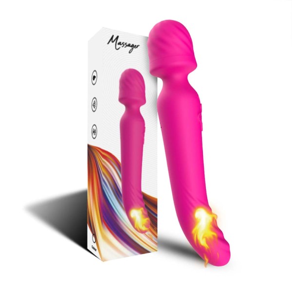 Encontraproduto.com.br - AV039 - Vibrador Duplo Varinha Magica com 9 Modos de Vibração