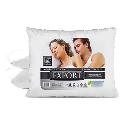 Encontraproduto.com.br - TRAVESSEIRO EXPORT 50X70 (SUPORTE EXTRA FIRME)