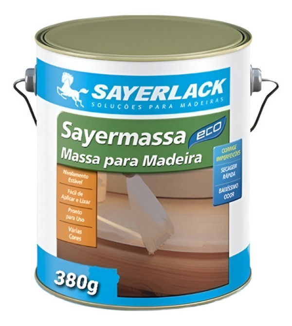Massa para Madeira Sayermassa 380g Imbuia YL 1424 Sayerlack