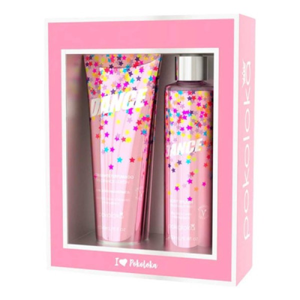 Encontraproduto.com.br - POKOLOKA KIT HIDRATANTE DANCE BL 240ML + BS 250ML