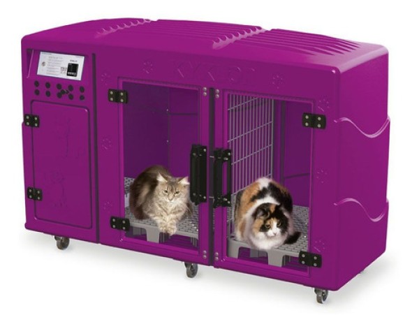 Encontraproduto.com.br - Máquina De Secar Animais Rotomoldada Kyklon Pink - 110v