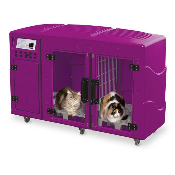 Encontraproduto.com.br - Máquina De Secar Animais Rotomoldada Kyklon Pink - 110v