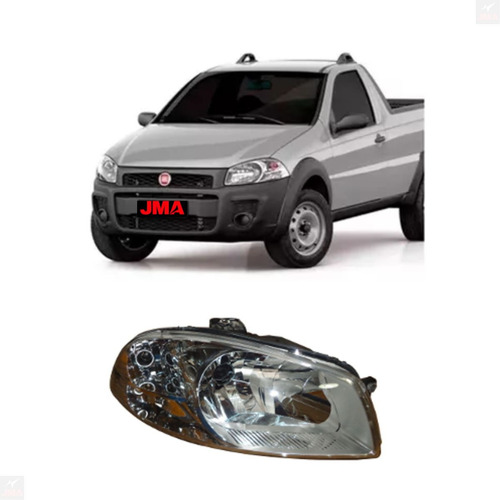 Encontraproduto.com.br - Farol Le (foco Simples) (cromado) / Fiat Palio 08- Fase Iii / Magneti Marelli Imm0312116 Farol Le (foco Simples) (cromado) / Palio 08- Fase Iii / Magn