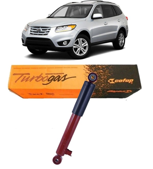 Encontraproduto.com.br - Amortecedor Traseiro Hyundai Santa Fe 2007 A 2009 (Spa)