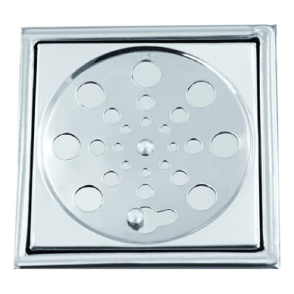 Encontraproduto.com.br - Grelha quadrada de inox com caixilho e fecho 15cm VAD282 Esteves