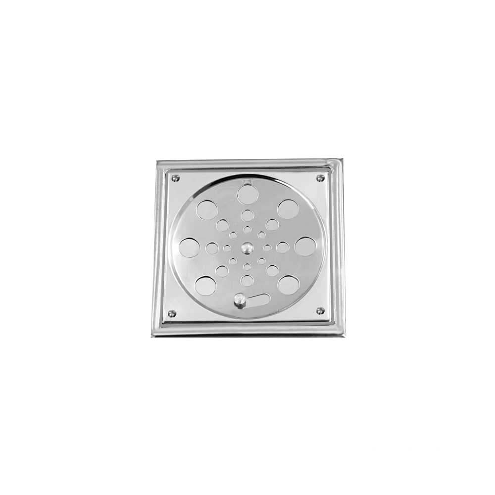 Encontraproduto.com.br - Grelha quadrada de inox com caixilho e fecho 15cm VAD282 Esteves