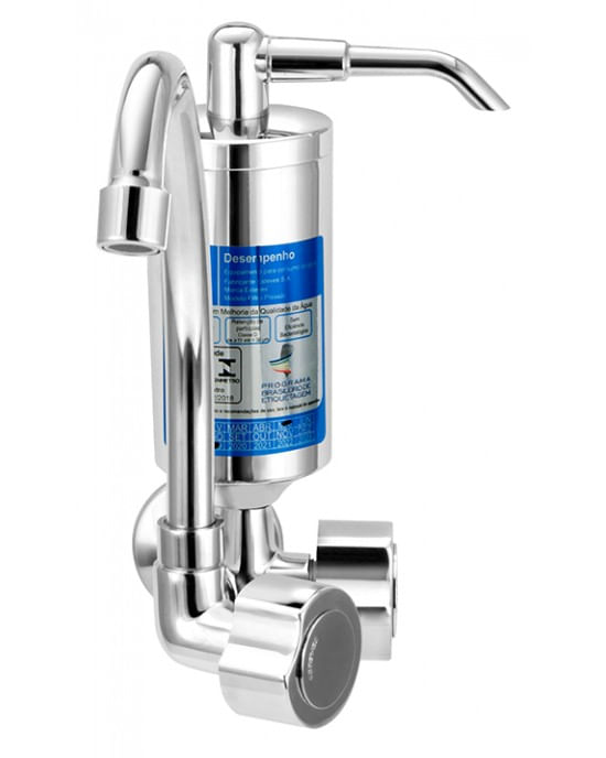 Encontraproduto.com.br - Torneira para Cozinha Esteves de Parede com Filtro 1/4 de Volta C40 Cromada