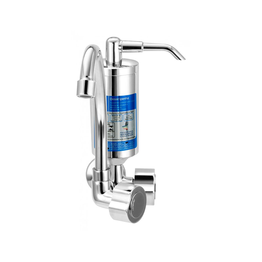 Encontraproduto.com.br - Torneira para Cozinha Esteves de Parede com Filtro 1/4 de Volta C40 Cromada