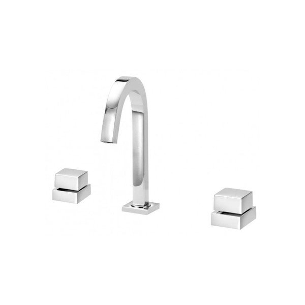 Encontraproduto.com.br - Misturador para lavatório Retangular cromado Esteves