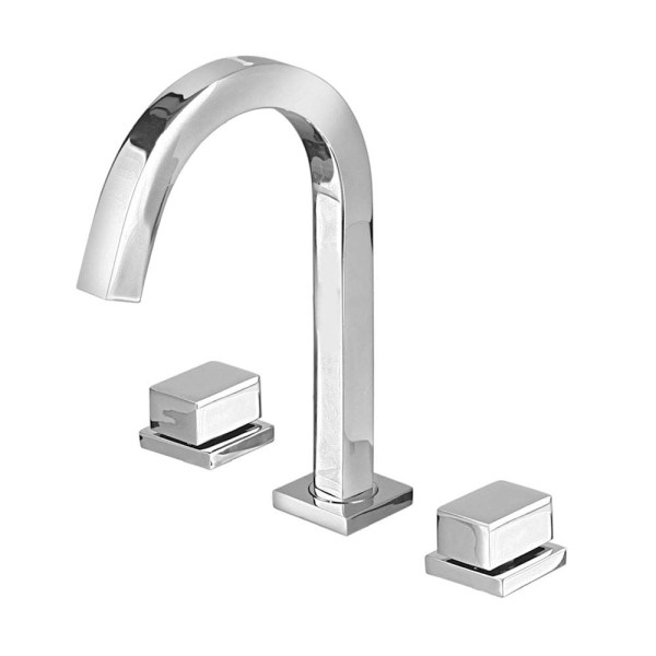 Encontraproduto.com.br - Misturador para lavatório Retangular cromado Esteves