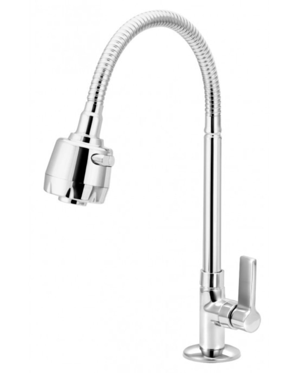 Encontraproduto.com.br - Torneira para Cozinha Mesa 1167 C60 com Ducha Cromada - VTM900CWB - Esteves