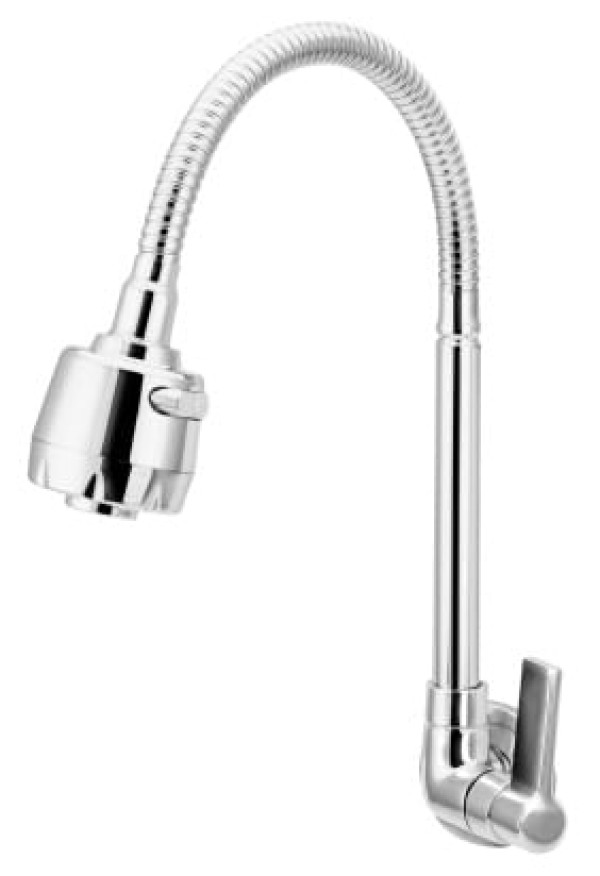 Torneira Parede Cozinha  com Ducha 1/4V C60 VTP900CWB Esteves