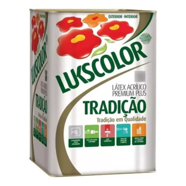 Encontraproduto.com.br - Tinta Premium Acrílica Tradição Algodão Egípcio 18l Lukscolor