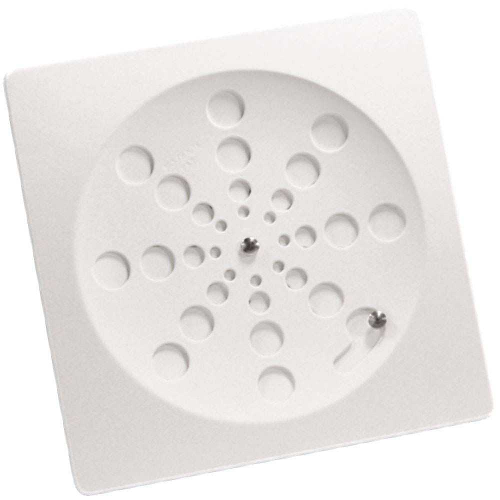 Grelha quadrada sem caixilho 10x10cm branca Moldenox