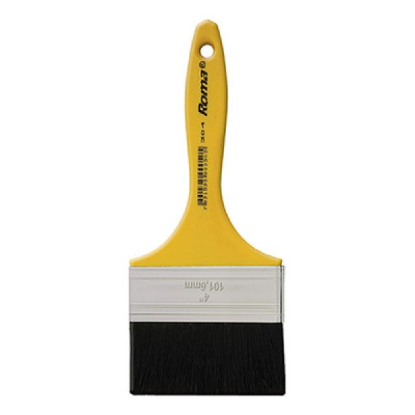 Encontraproduto.com.br - Trincha Médias com Cerdas Pretas para Tintas A Óleo e Esmalte 3/4