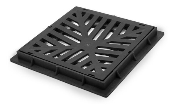 Tampão Grelha 30X30cm com Base Reforçada - 10144 - Roma