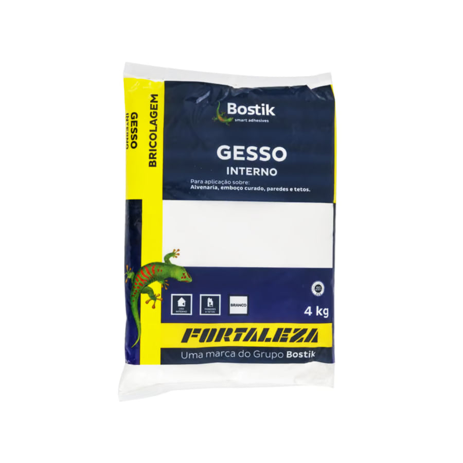 Encontraproduto.com.br - Gesso Fortaleza 1kg Fortaleza