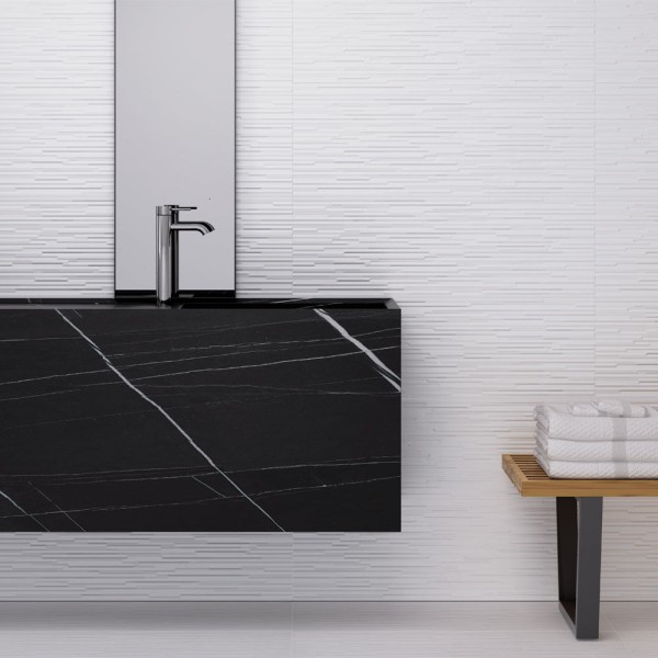 Encontraproduto.com.br - Revestimento Risca Branco Acetinado 30X90,2cm Caixa com 1,08 m² Retificado Incepa