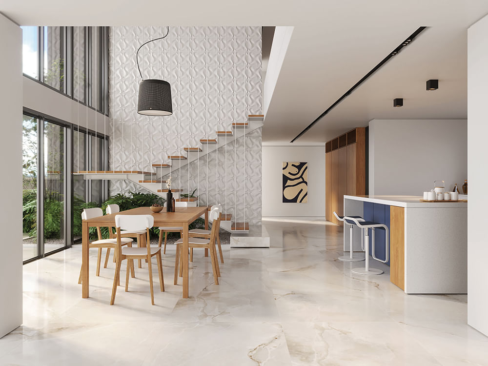 Encontraproduto.com.br - Porcelanato Onice Polido Retificado 89,5x89,5cm (Caixa c/ 1,6m²) Incepa