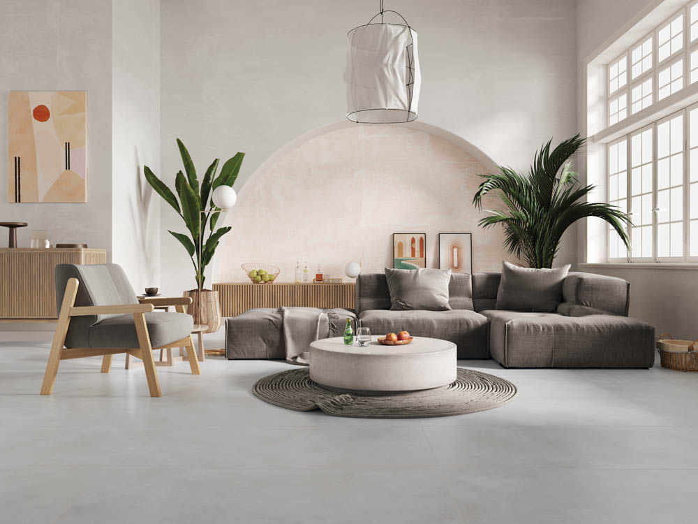 Encontraproduto.com.br - Porcelanato Pro Cement Grip 89,5X89,5 Retificado Caixa 2,40M2 Incepa