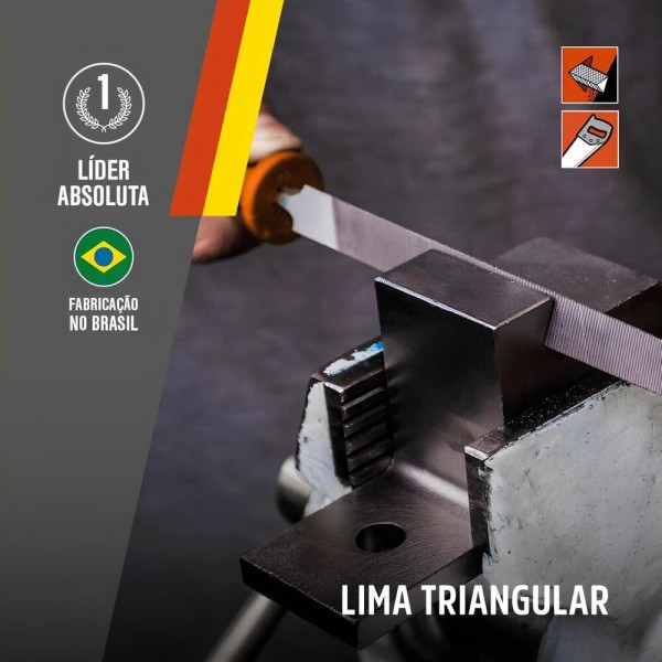 Encontraproduto.com.br - Lima Triângulo Para Serrotes kf 4¨