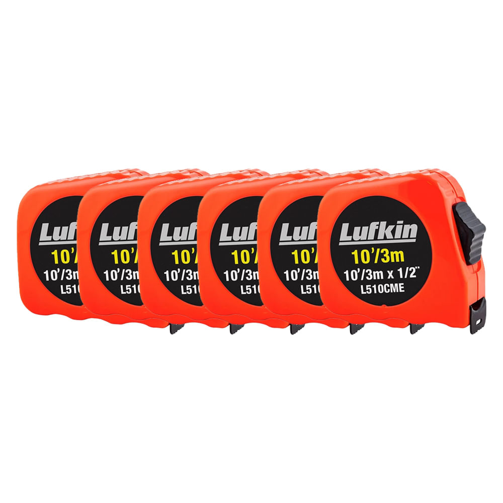 Encontraproduto.com.br - Kit 6 Trenas de 3 Metros Lufkin com Trava