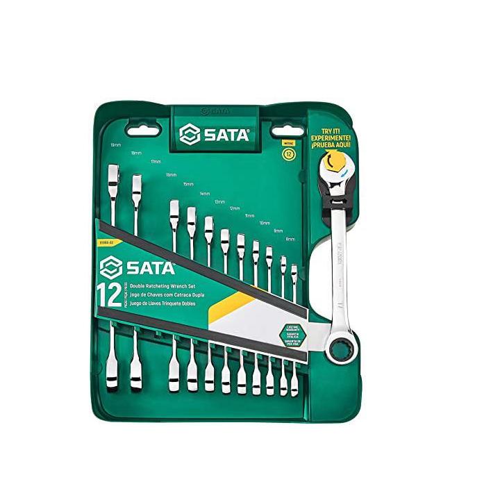 Jogo Chave Combinada SPEEDY Catraca 12pc Mm ST09066-02 Sata