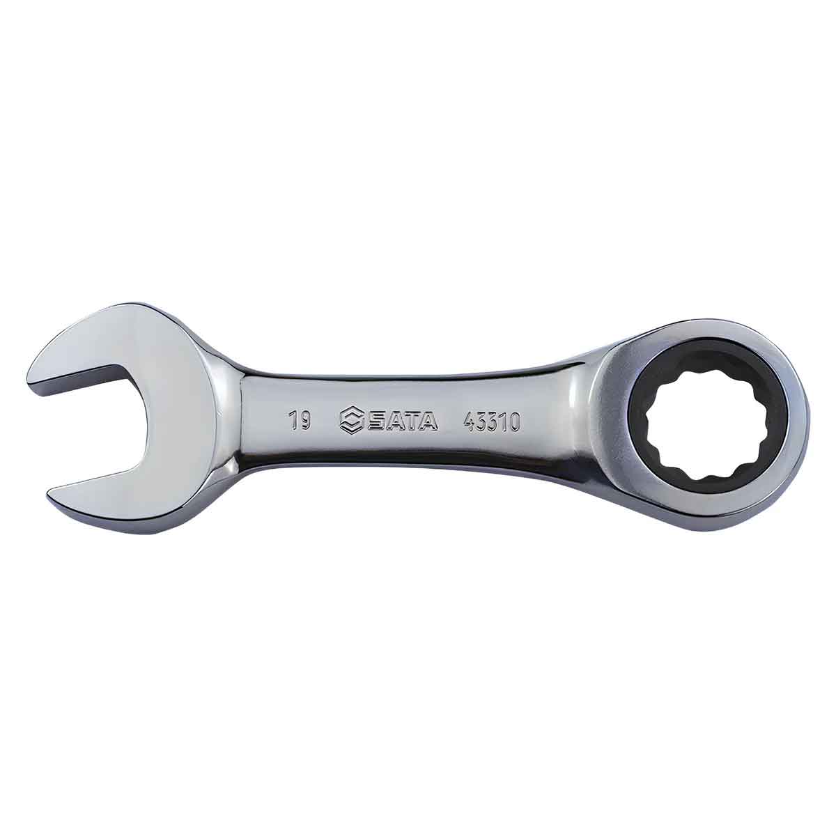 Encontraproduto.com.br - Jogo de Chaves Combinadas Curtas Sata com Catraca 10 - 19mm