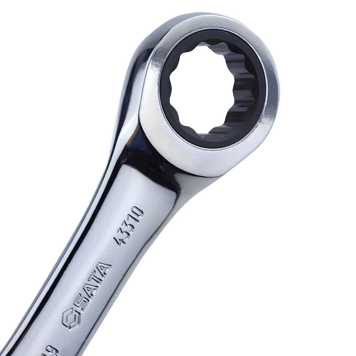 Encontraproduto.com.br - Jogo de Chaves Combinadas Curtas Sata com Catraca 10 - 19mm