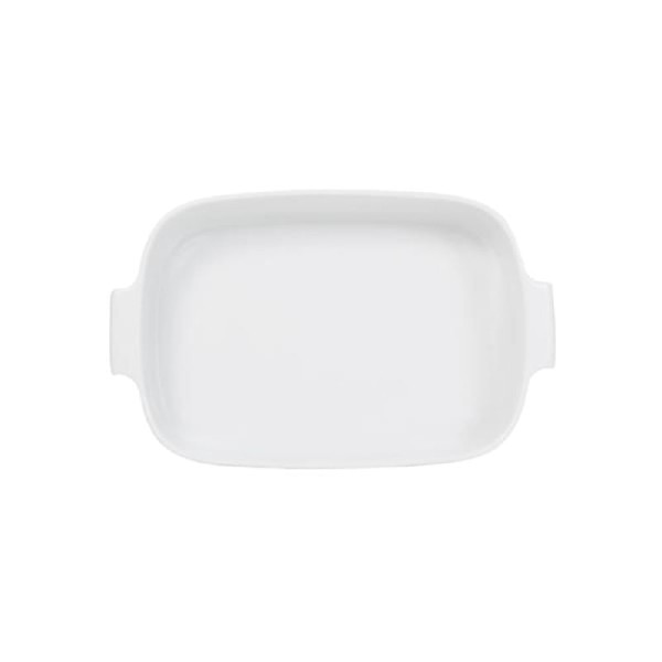 Encontraproduto.com.br - Travessa Retangular Germer Assar e Servir 28 cm x 17 cm – Branco