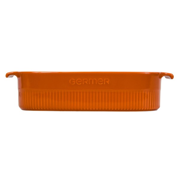 Travessa Refratária RetangularGermer 28x17,5 cm Laranja