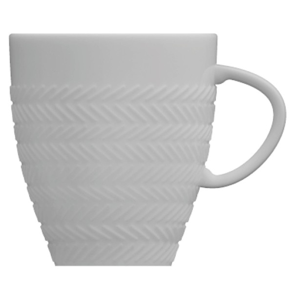 Caneca Chevron Germer 310 ml  Branca